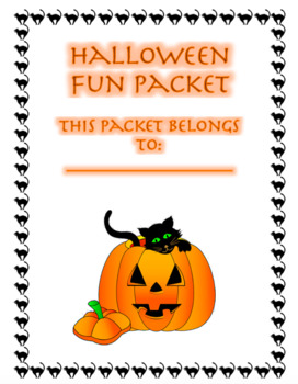 Preview of Halloween Fun Packet