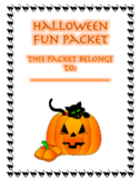 Halloween Fun Packet