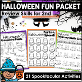 Halloween Fun Packet for 2nd Grade | Halloween Activities 