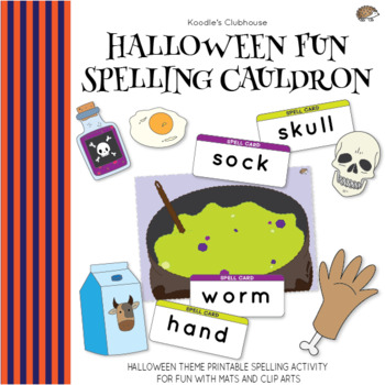 Preview of Halloween Fun Spelling Cauldron