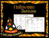 Halloween Funnies (3rd - 5th Math)