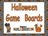 Halloween Game Boards