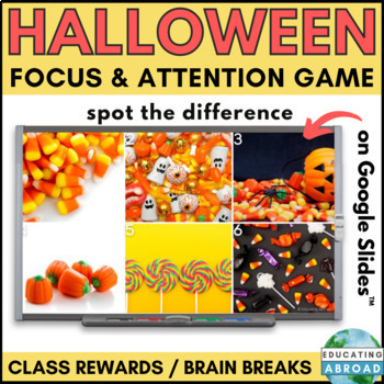 Preview of Halloween Game | Fun Activity for Morning Meetings, Brain Breaks or Fun Fridays