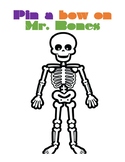 Halloween Game- Pin a BOW on Mr.Bones