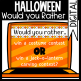 Halloween Game Would you Rather Whole Class Game