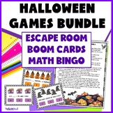 Halloween Games Bundle Math, Escape Room, Multiplication B