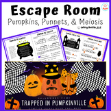 Halloween Genetics Escape Room - Pumpkins, Punnets, and Meiosis