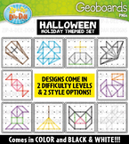 Halloween Geoboards Clipart {Zip-A-Dee-Doo-Dah Designs}