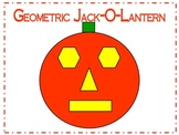 Halloween Geometric Jack-O-Lantern Pumpkin 2D Shapes
