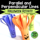 Halloween Geometry Activity Parallel and Perpendicular Lines