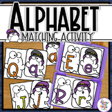 Halloween Ghost Alphabet Letter Matching Uppercase and Low