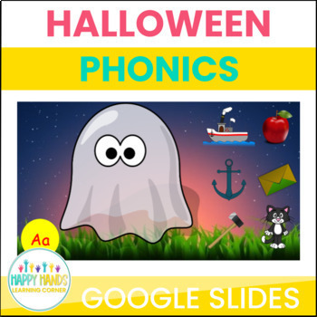 Preview of Halloween Ghost Digital Resource Phonics Beginning Sounds