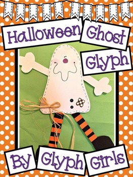 Preview of Halloween Ghost Glyph (with Writing Options)
