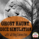 Halloween Writing Activity Ghost Haunt Dice Simulation