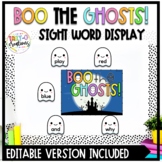 Halloween Ghosts Sight Word Display | Classroom Display | 