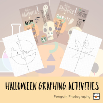 Preview of Halloween Activity on a Coordinate Grid/Cartesian Plane