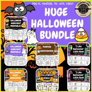 Preview of Halloween Giant Bundle for PreK, TK, Kindergarten, First Grade