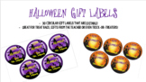 Halloween Gift Labels/Tags - EDITABLE!