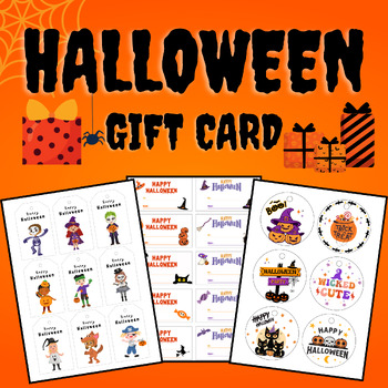 Preview of Halloween Gift Tag