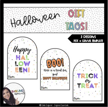 5 Little Monsters: Halloween Treat Bags and Printable Tags