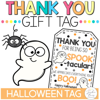 Preview of Halloween Gift Tag | Teacher Appreciation Tag