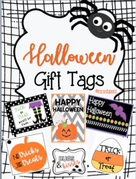 Halloween Gift Tags by mrsdupont | Teachers Pay Teachers