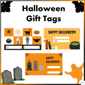 Halloween Gift Tags by A Plus Learning | Teachers Pay Teachers