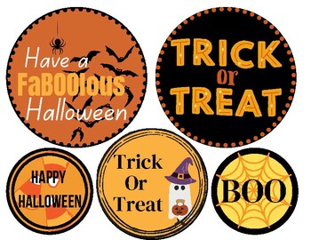 Halloween Gift Tags by Teacher Templates by Taveras | TPT