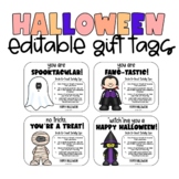 Halloween Gift Tags Editable | Halloween Activities | Fall theme