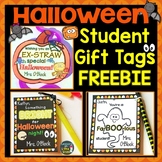 Halloween Gift Tags Free, Halloween Gifts for Students (Editable)