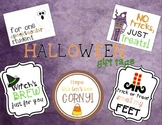 Halloween Gift Tags - Labels for Student Halloween Gifts