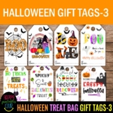 Halloween Gift Tags for Teachers Students- Halloween Treat