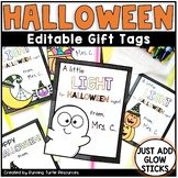 Halloween Glow Stick Gift Tags l A little light for Hallow