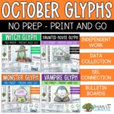 Halloween Glyphs - No Prep Activities - October Glyphs