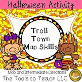 Halloween Troll Map Skills North South East West Intermedi