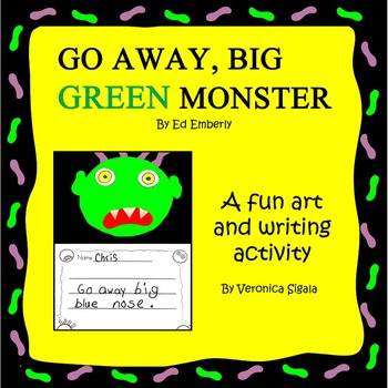 Go Away Big Green Monster Literacy Activity