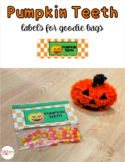 Halloween Goodie Bag Labels FREEBIE