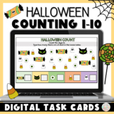 Halloween Google Slides Math Activity Count and Graph Numb