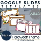 Halloween Google Slides Template - Daily Slides - October - Fall