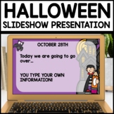 Halloween Google Slides Templates | Customizable Slideshow