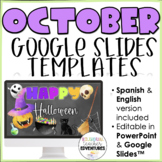 Halloween Google Slides Templates- Spanish & English