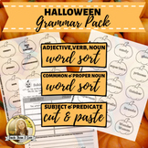 Pumpkin Grammar 3 PACK *subject predicate *common proper *