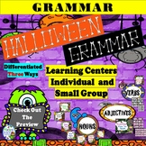 Halloween Grammar  Centers: Featuring  Differentiated Activities