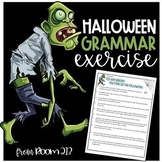 Halloween Grammar Exercise