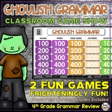 Halloween Grammar Review PowerPoint Game Show for 4th Grade