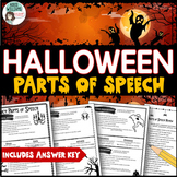 Halloween - Parts of Speech Review