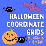 Halloween Coordinate Grids