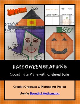 Preview of Halloween Graphing on a Coordinate Plane