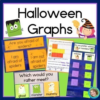 Preview of Halloween Graphs Making and Interpreting Picture and Bar Graphs