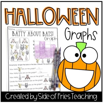 Preview of 1st and 2nd Grade Halloween Graphs (Bar Graphs, Line Plots, Pictographs)